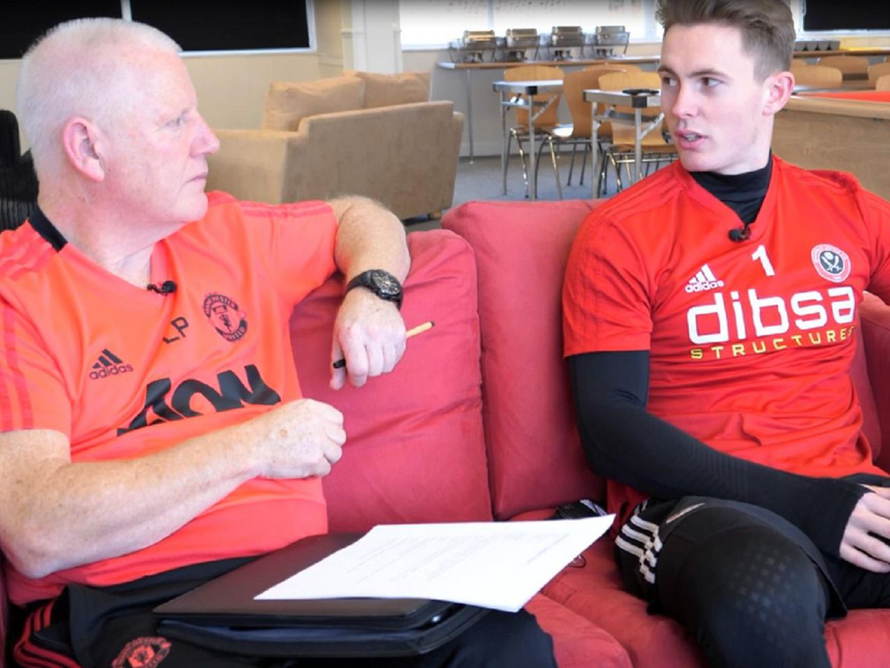 Les Parry and Dean Henderson