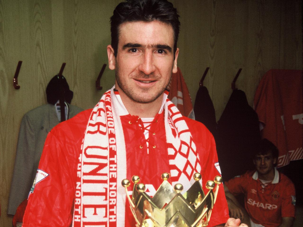 Eric Cantona helped United to four Premier League titles