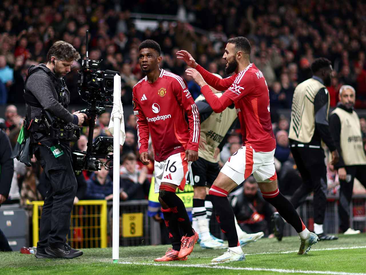 Amad celebrates 
