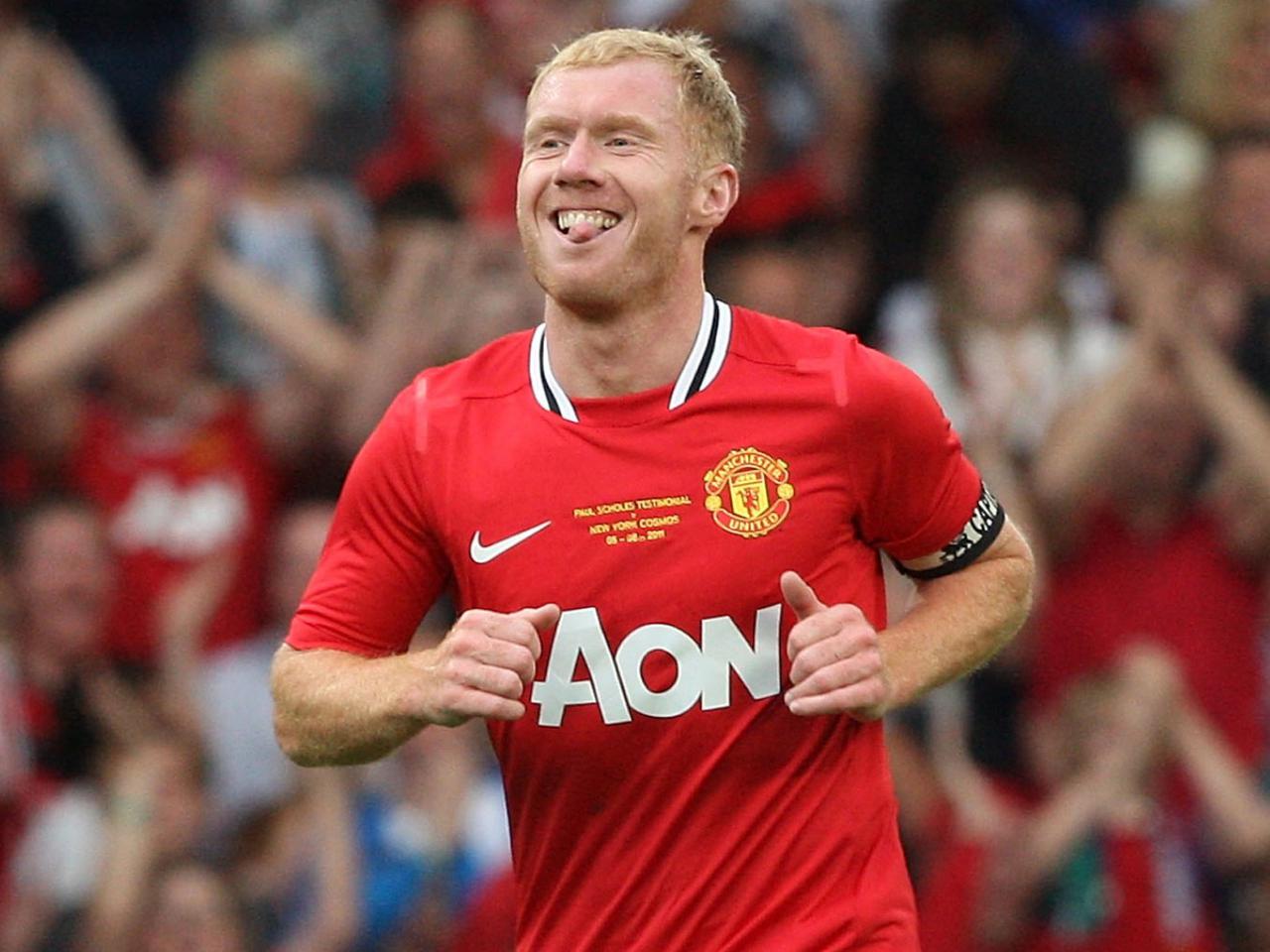 Футболист Манчестер Юнайтед Scholes