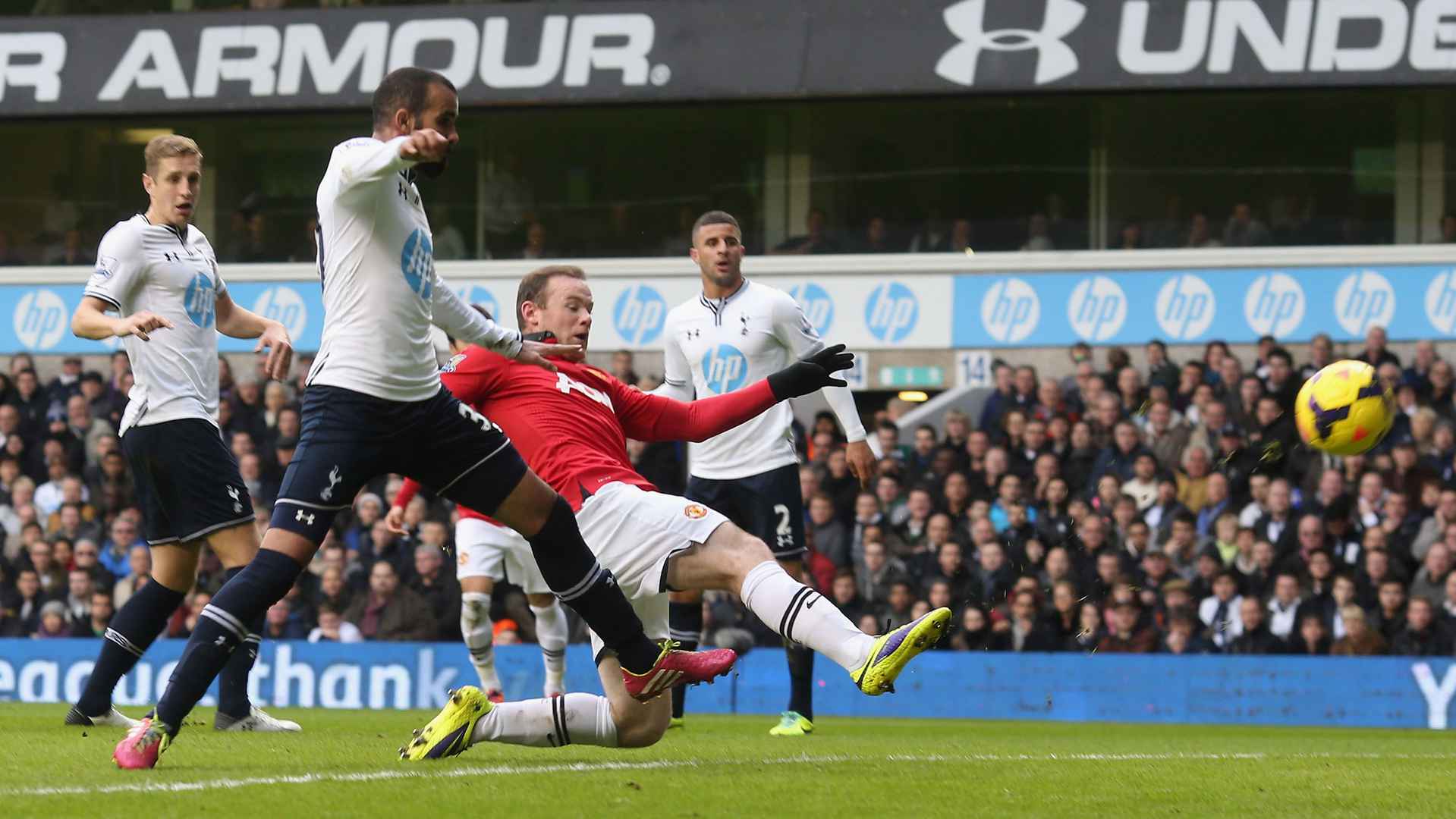 Premier League 2013 14 Tottenham Hotspur 2 Man Utd 2 Manchester United