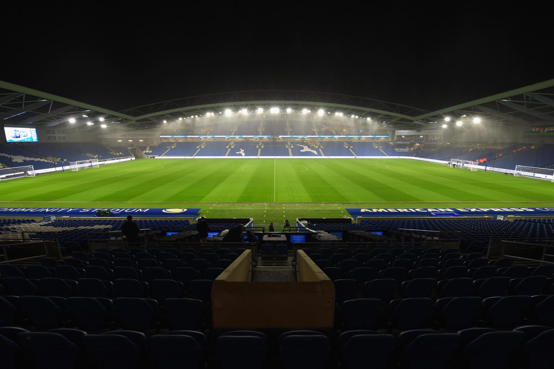 United First Visit To Amex Stadium Manchester United