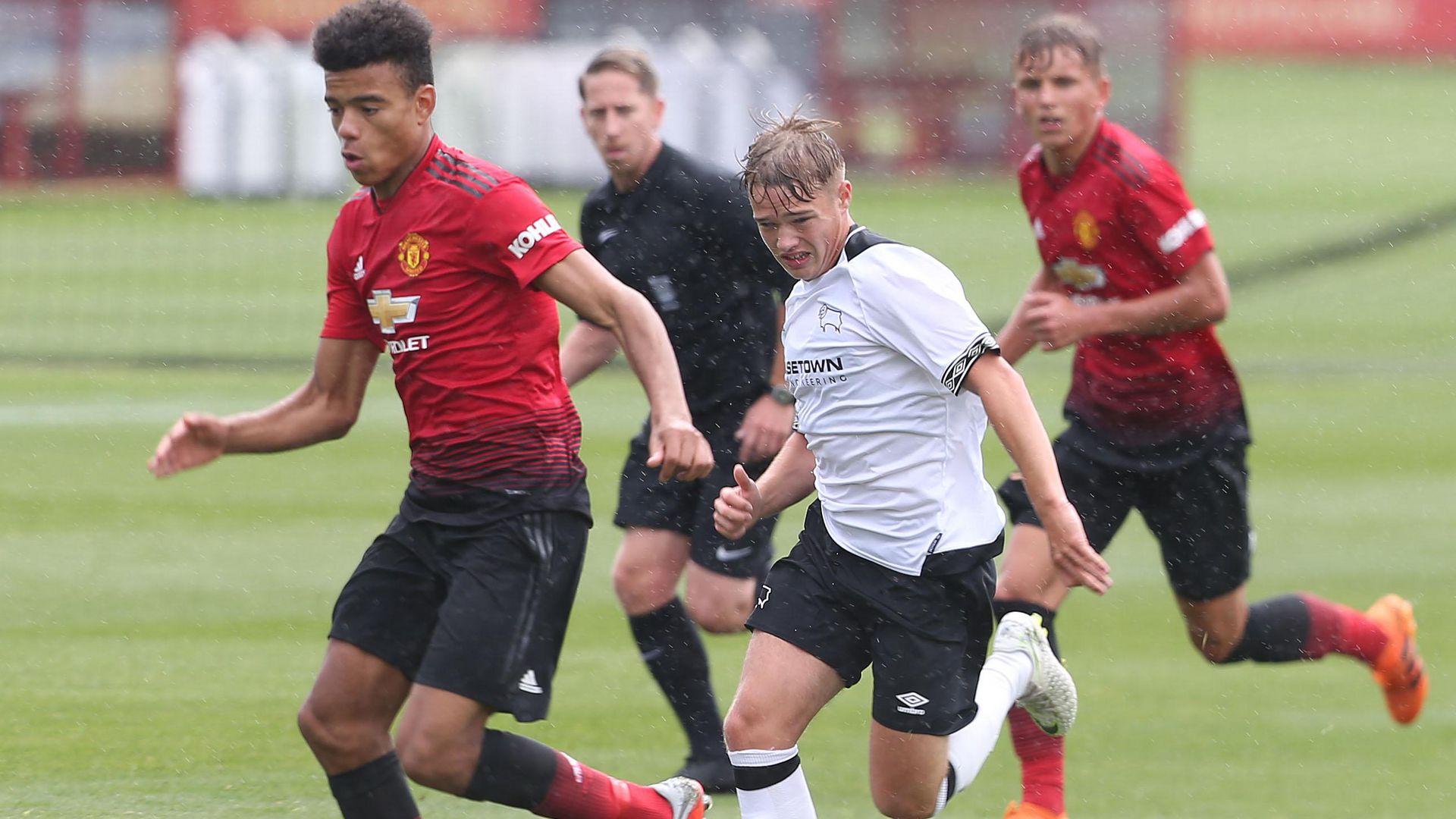 U18s Man Utd 3 Derby 3 Manchester United