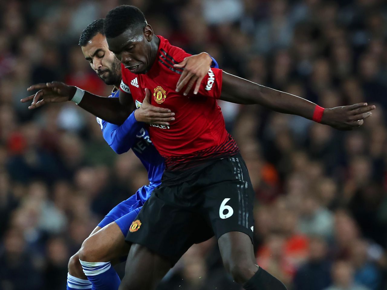 Paul Pogba controls midfield