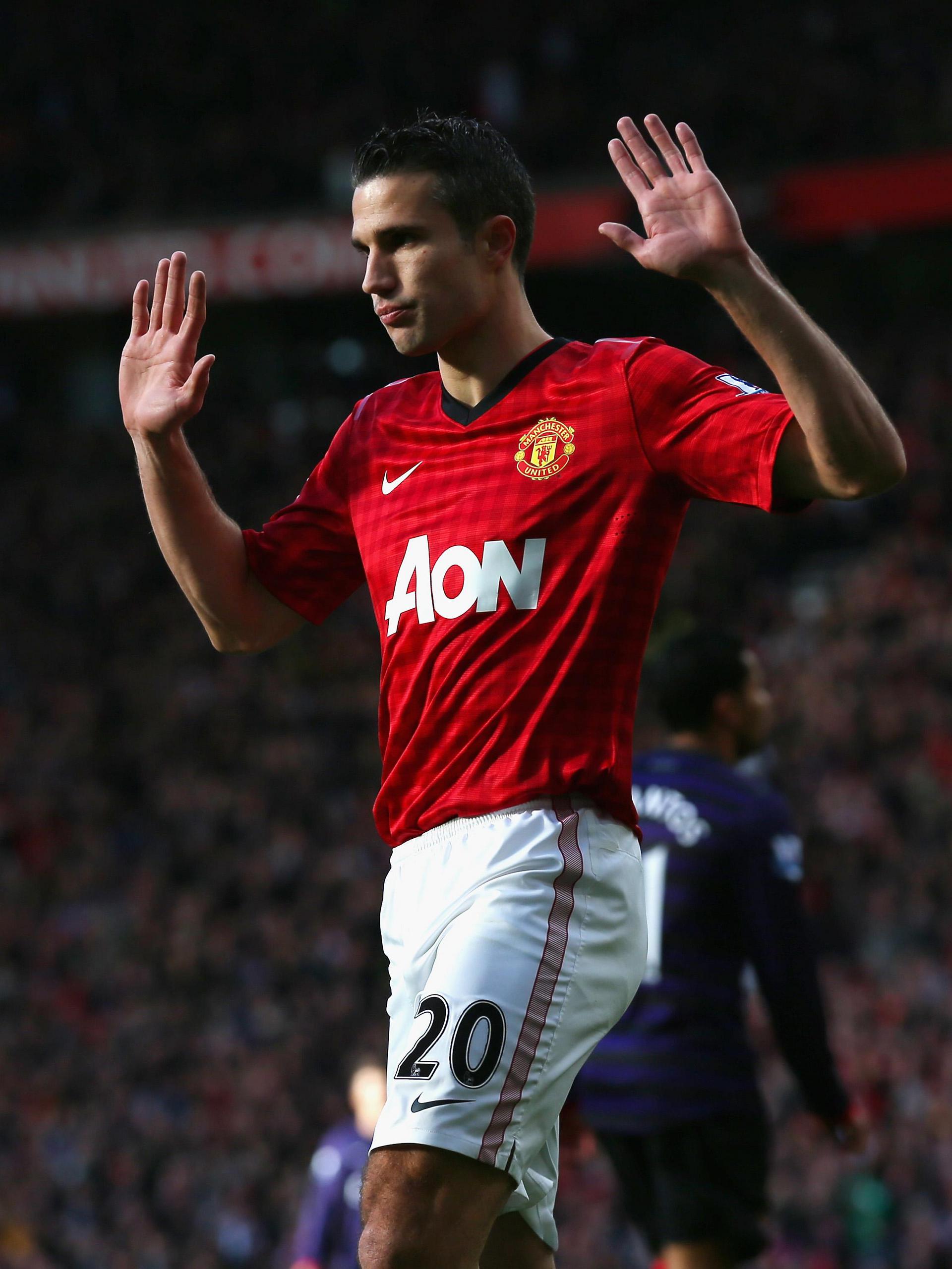 Gallery 20 Images Of Robin Van Persie From The 201213 Season Manchester United