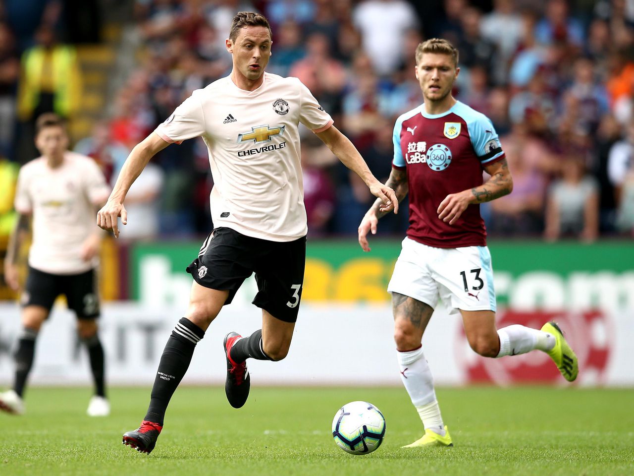 Nemanja Matic in action against Burnley
