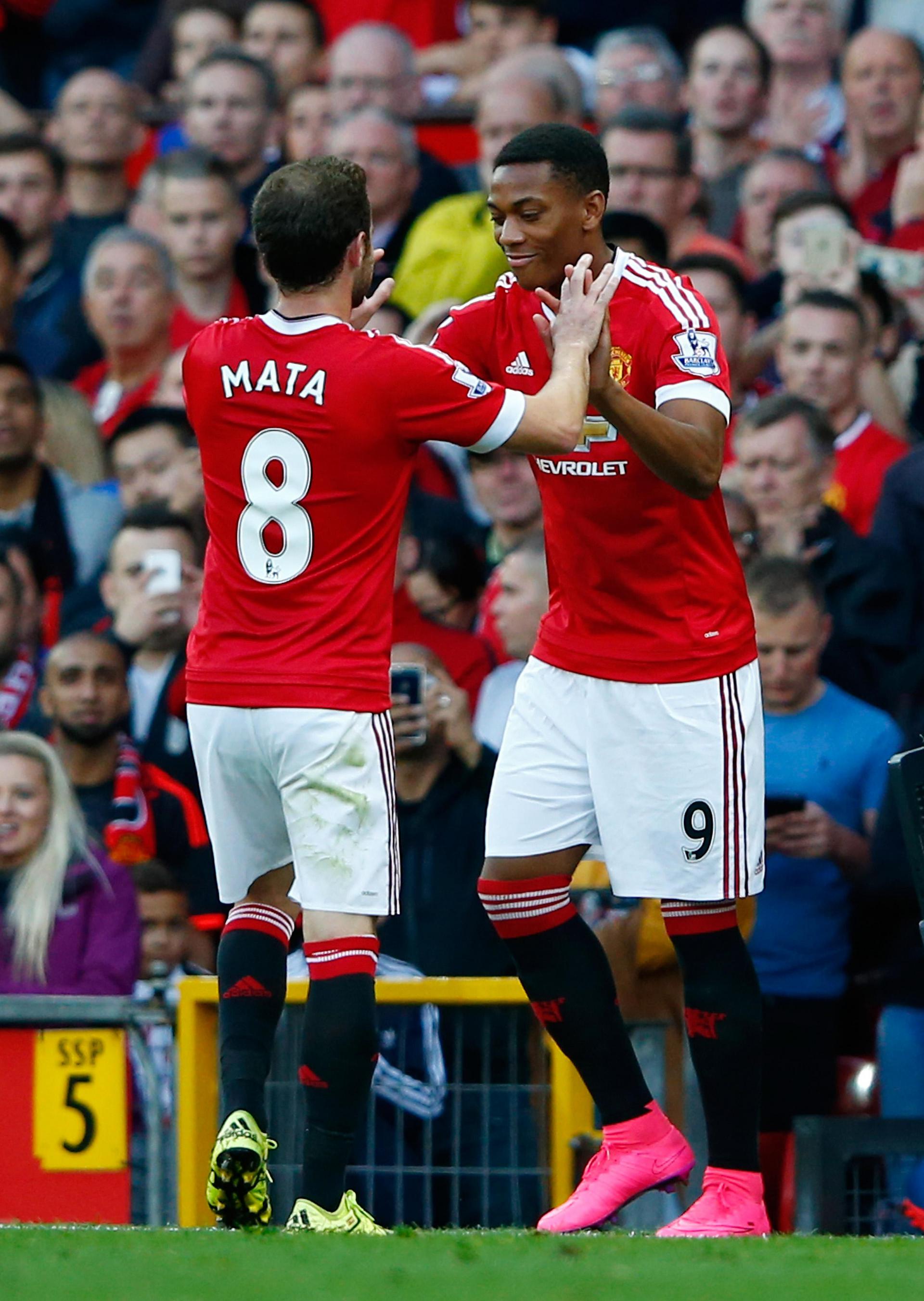 Anthony Martial Debut Goal Against Liverpool In September 2015 Manchester United