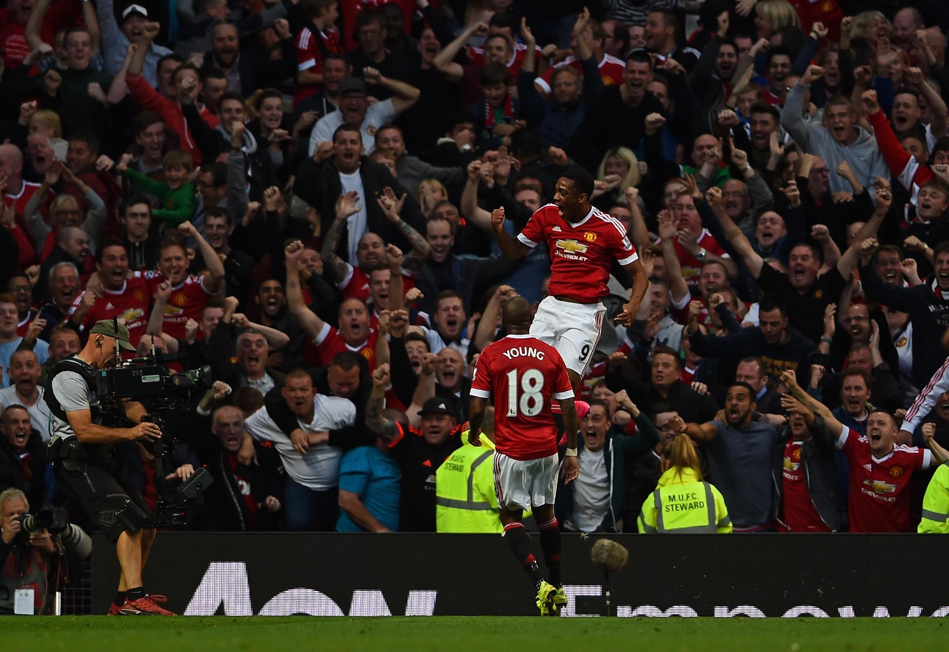 Anthony Martial Debut Goal Against Liverpool In September 2015 Manchester United
