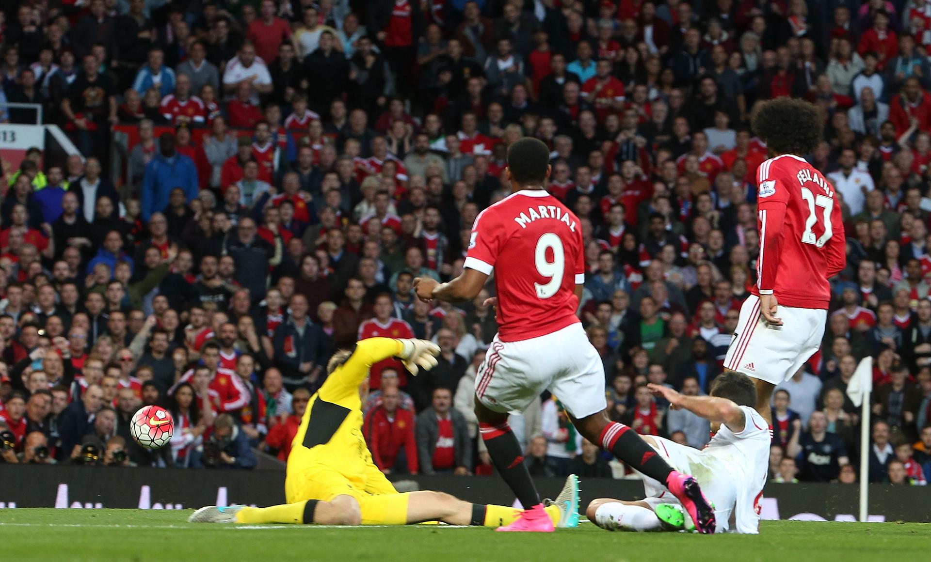 Anthony Martial Debut Goal Against Liverpool In September 2015 Manchester United