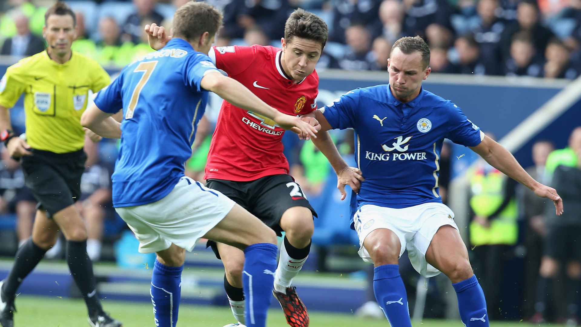 Premier League 2014 15 Leicester City 5 Man Utd 3 Manchester United