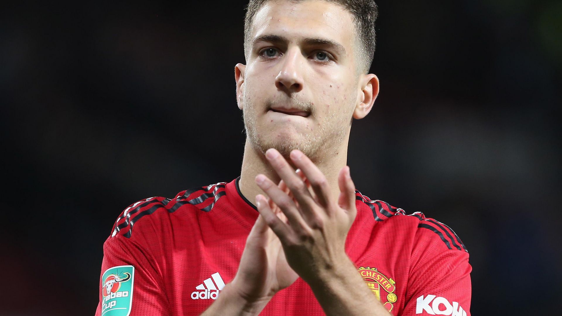 The Reds' superb away following Manchester United