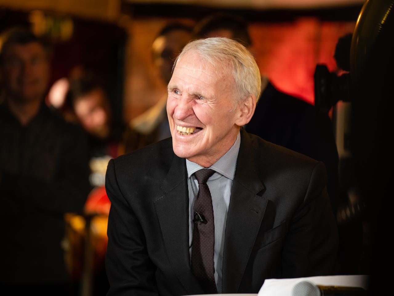 Paddy Crerand at his 80th birthday party.