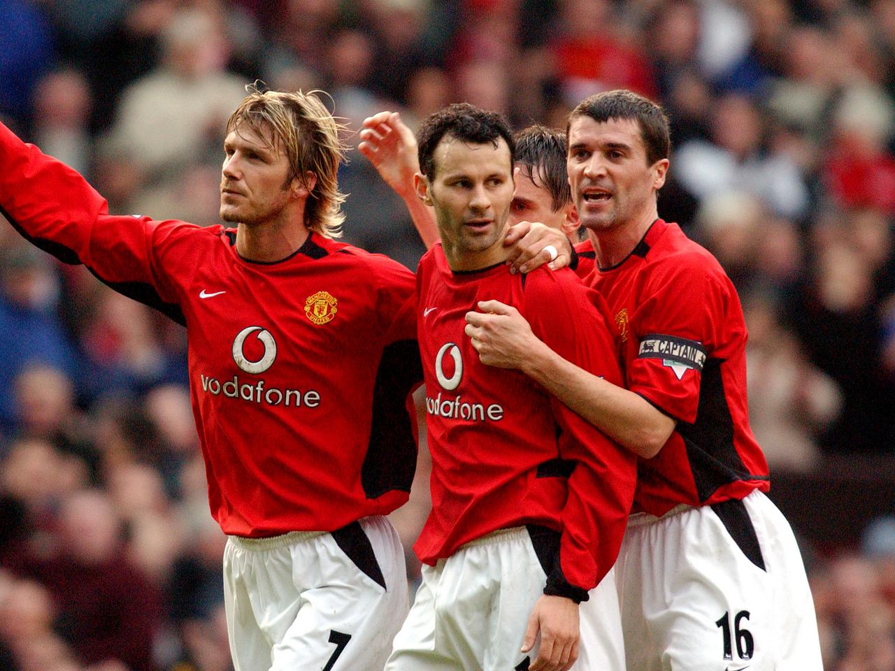 Beckham's XI based on most occurring team mates | Manchester United