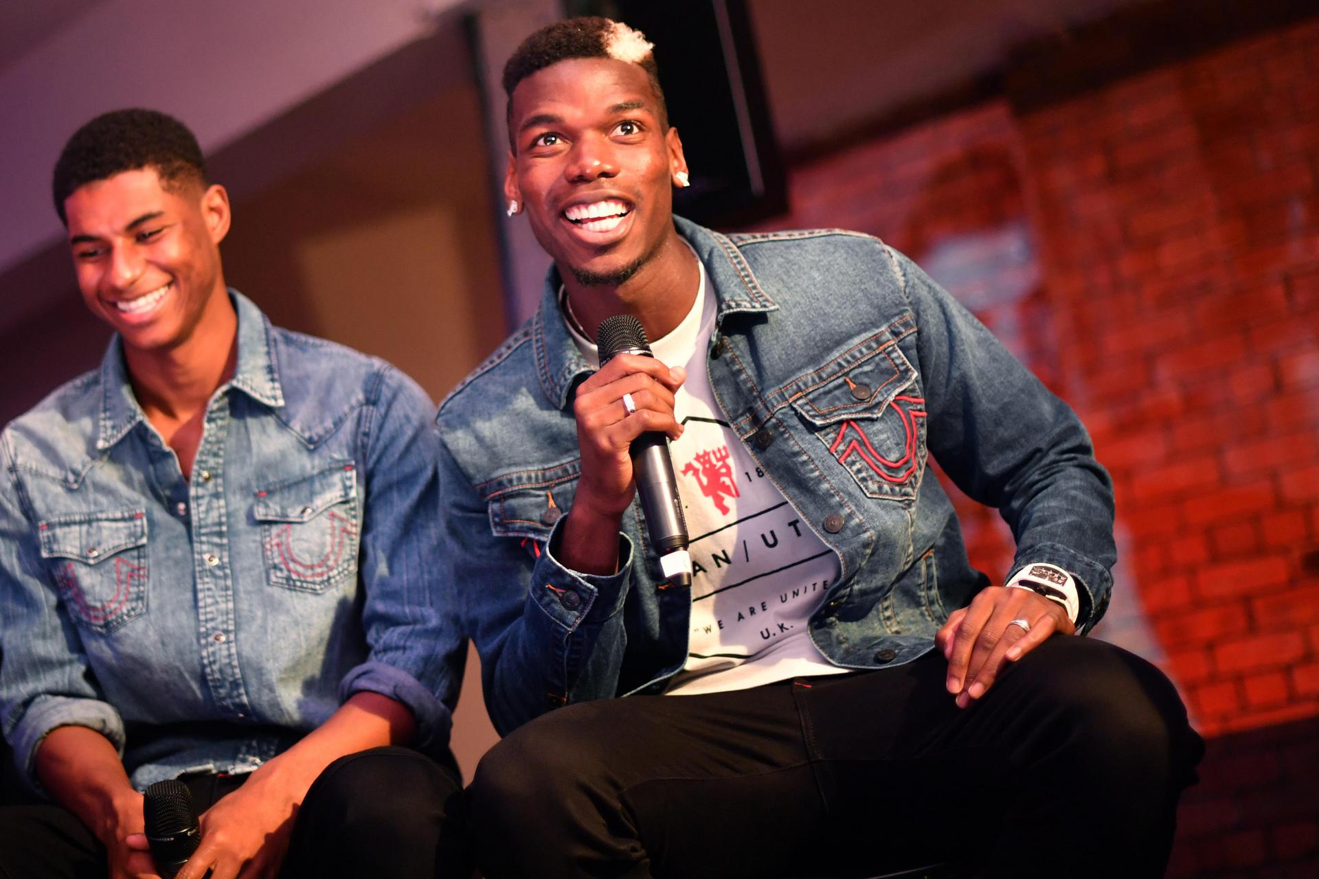 Man United Players And Rapper Avelino Attend True Religion Launch Event Manchester United