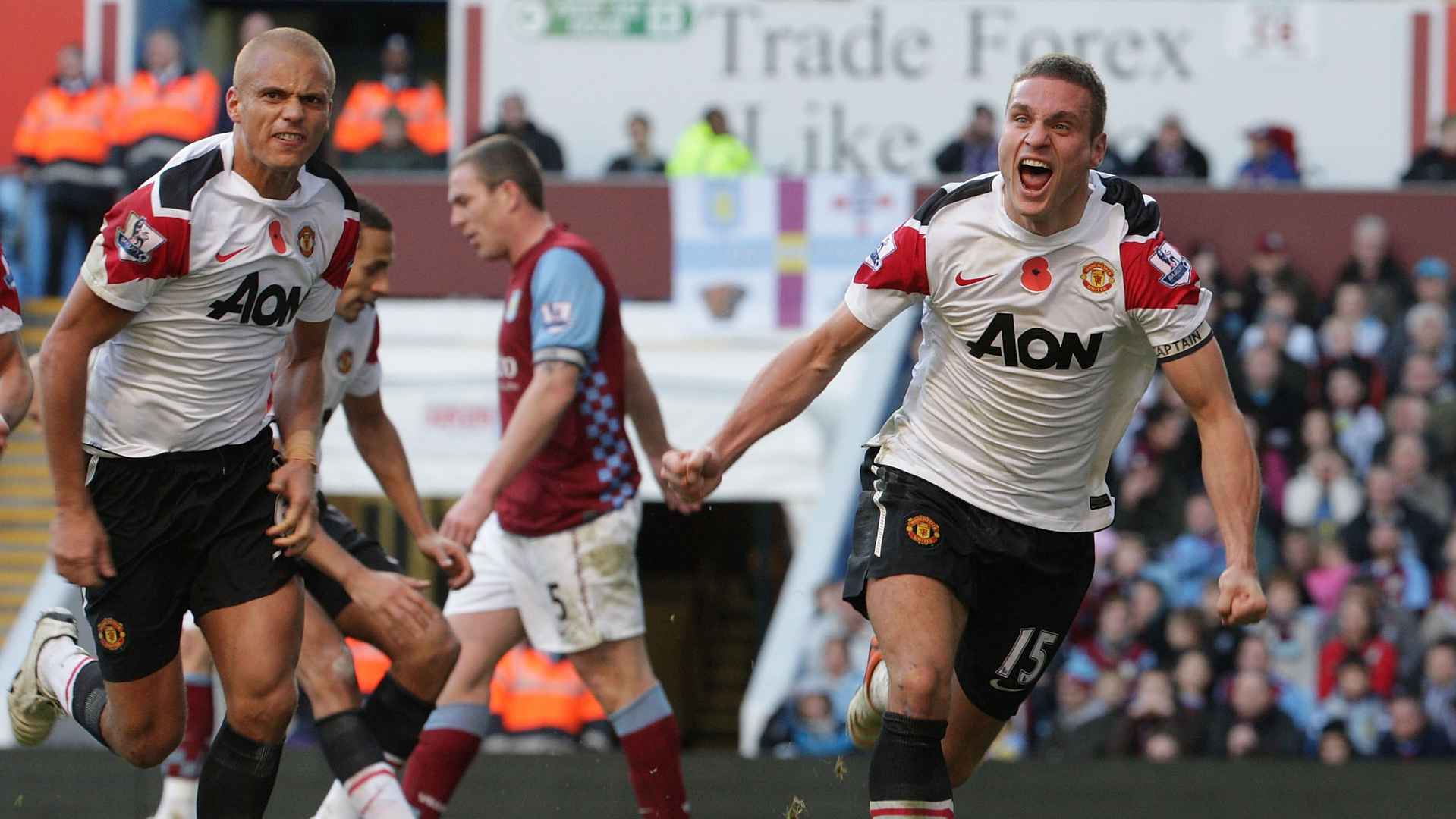 Premier League 2010 11 Aston Villa 2 Man Utd 2  Manchester United