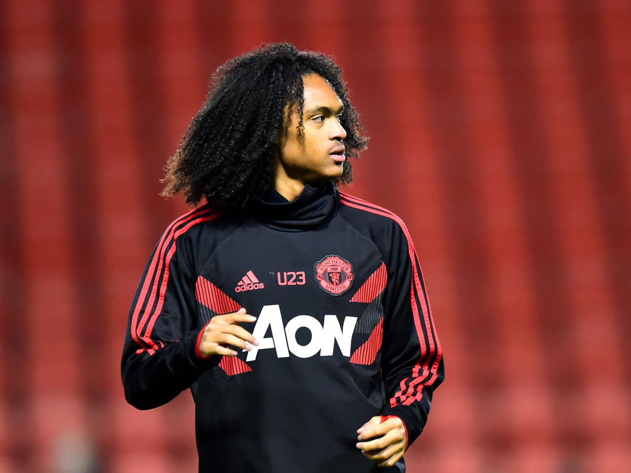 Tahith Chong in his training top.
