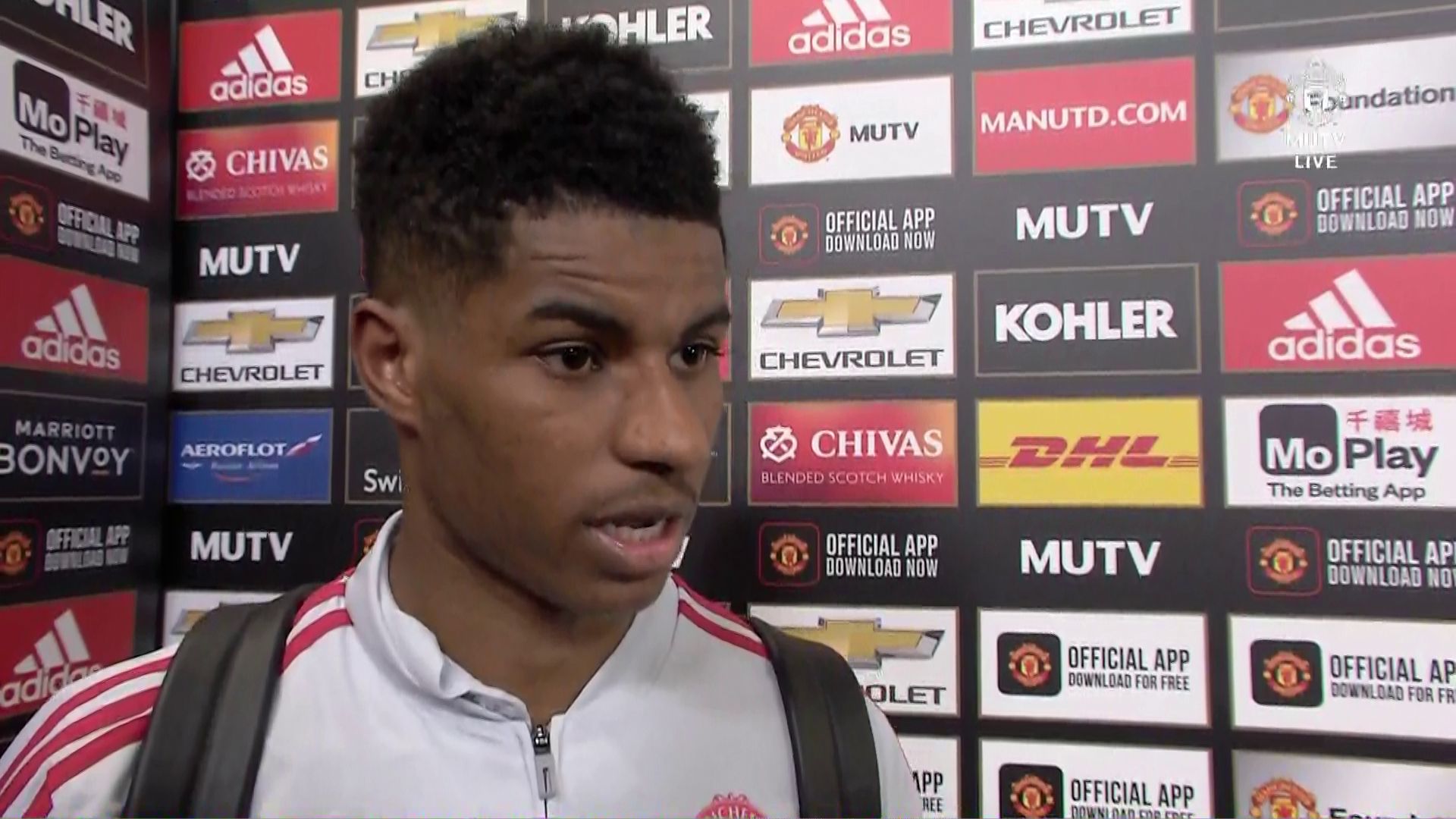 Marcus Rashford Full Interview After United 0 City 2 Manchester United