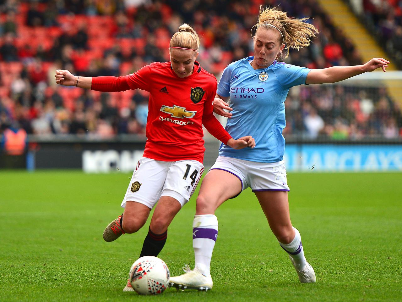 Man Utd Women 2 Man City Women 0 Match Report Manchester United