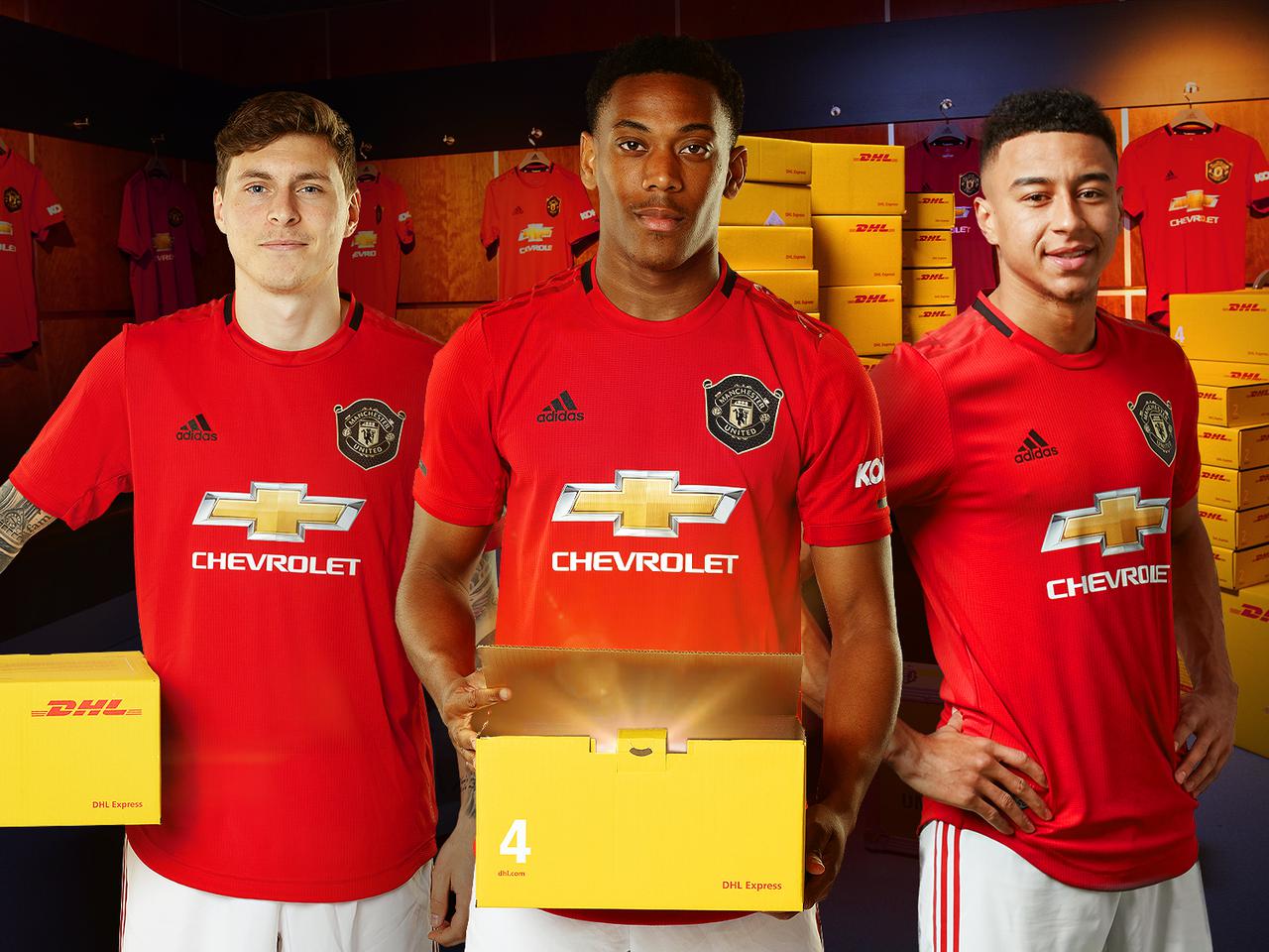 manchester united dhl jersey