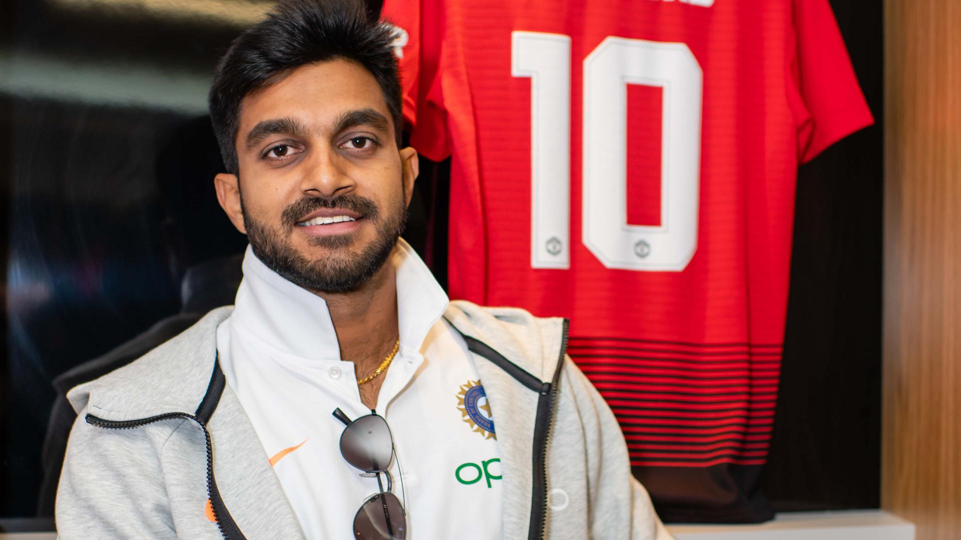 Interview With India Cricket Star Vijay Shankar On Supporting Man Utd Manchester United