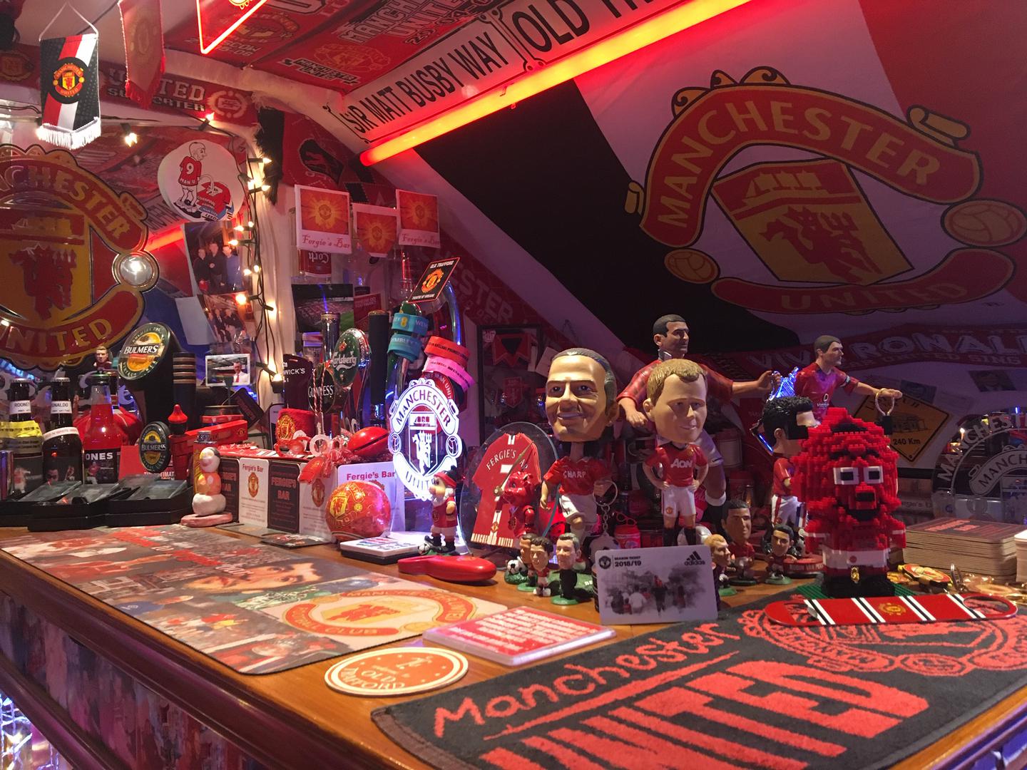 Gallery Of Man Utd Bar Created By Supporter Manchester United We have 68+ amazing background pictures carefully picked by our community. gallery of man utd bar created by