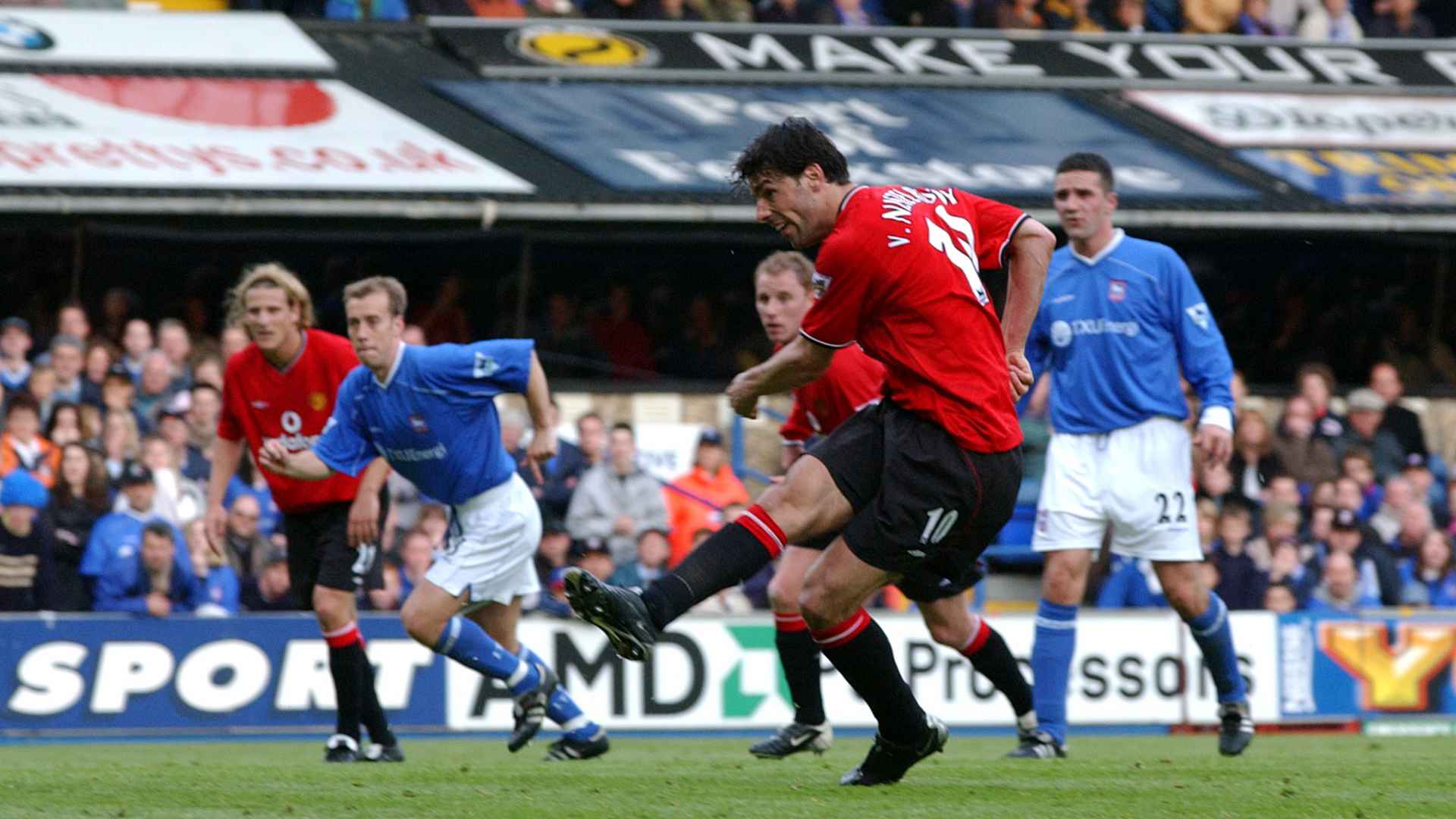 Premier League 2001 02 Ipswich Town 0 Man Utd 1 Manchester United