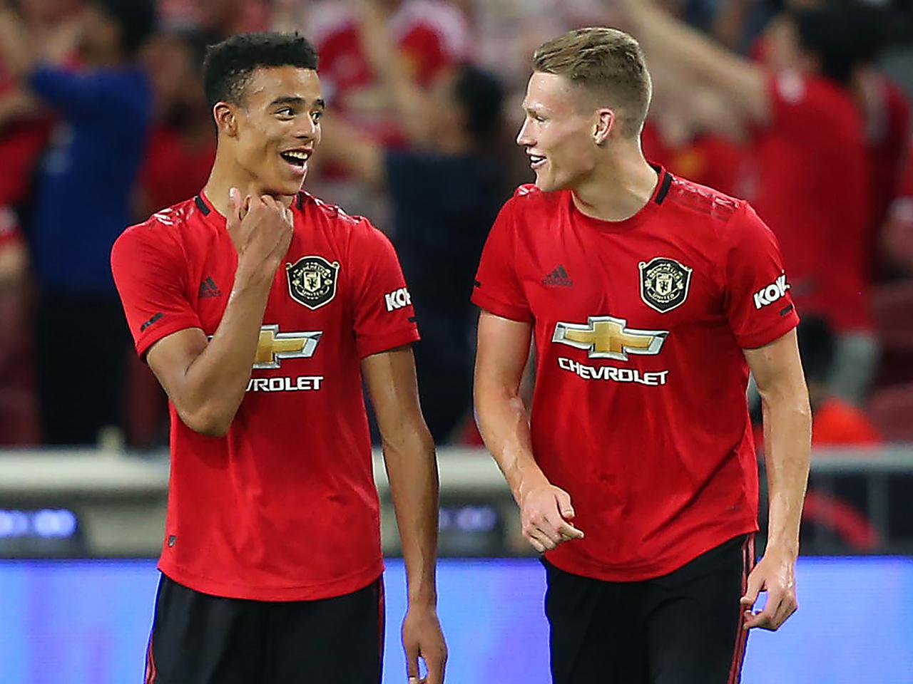 Mason Greenwood and Scott McTominay