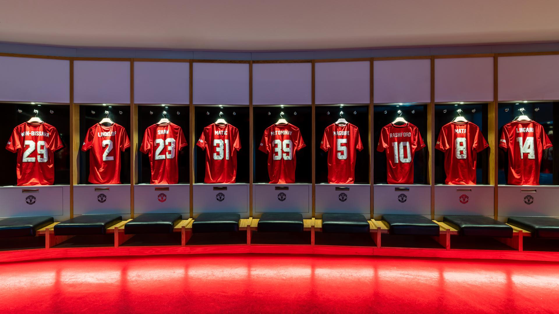 Inside The Old Trafford Home Dressing Room Before The New Season Manchester United