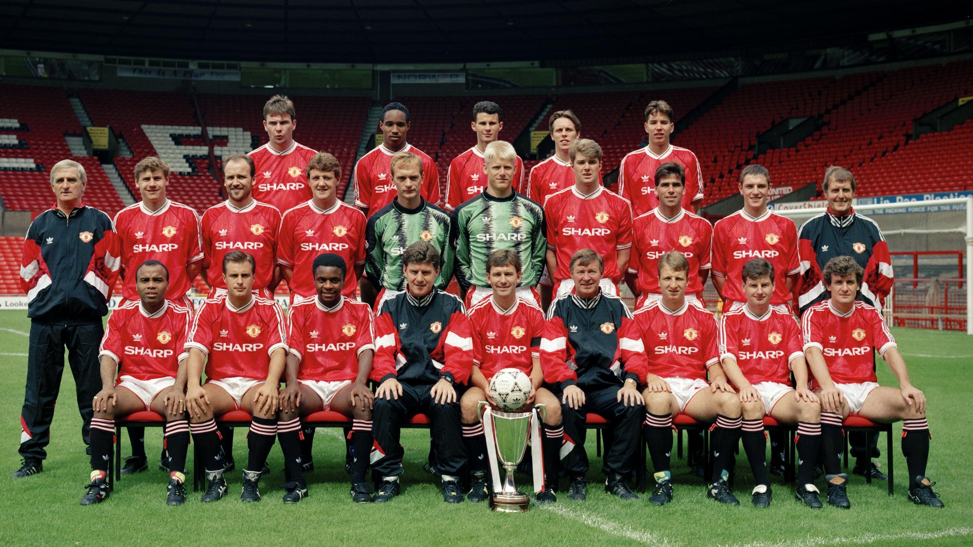 Classic squad photos from Man Utd's history