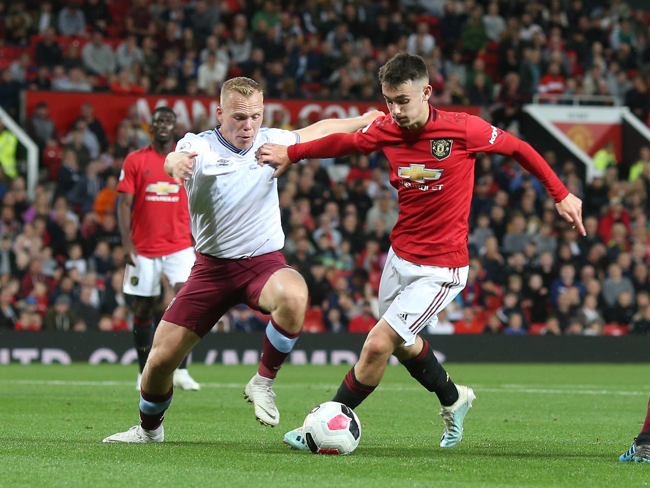 Dylan Levitt takes on the West Ham defence.
