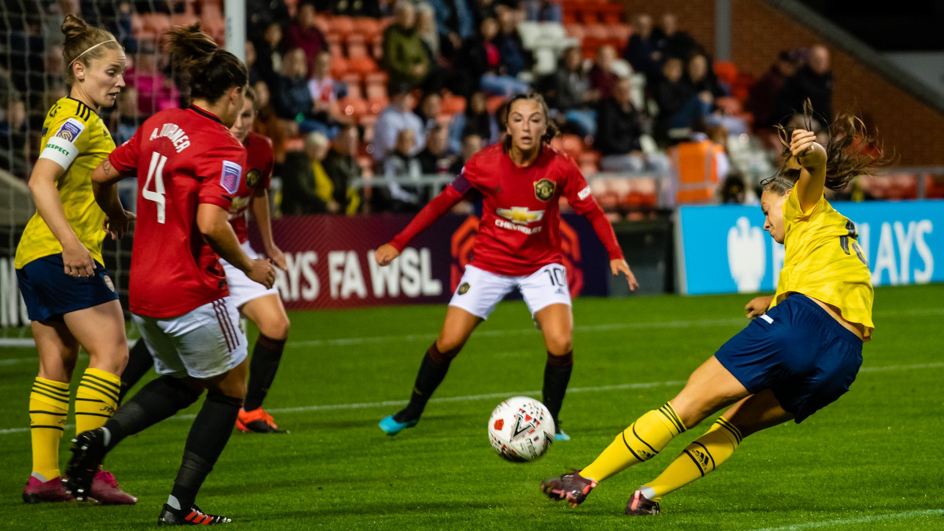 Man United Women v Arsenal Women match report 16 September ...