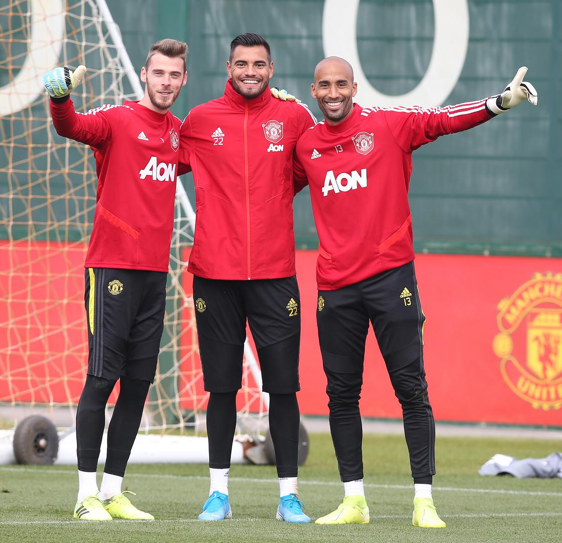 David De Gea, Sergio Romero and Lee Grant.