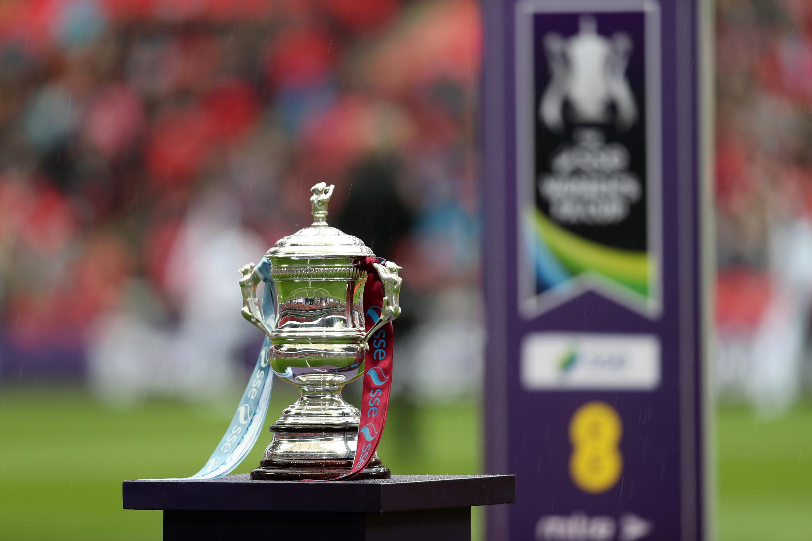 Women's FA Cup trophy.