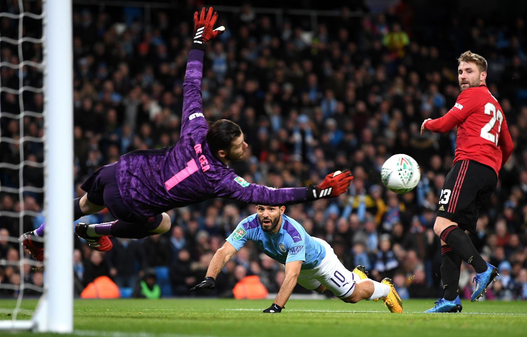 Manchester City vs Manchester United - English League Cup 29