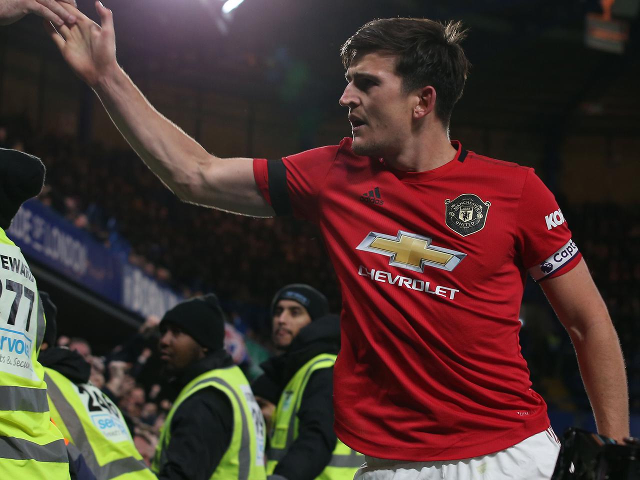 Harry Maguire reacts to Chelsea 0 Man Utd on 17 February 2020 | Manchester  United