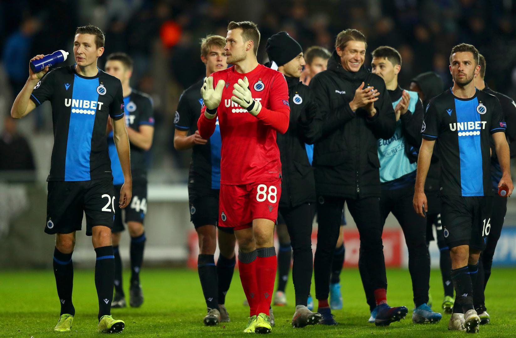 Club Brugge players.