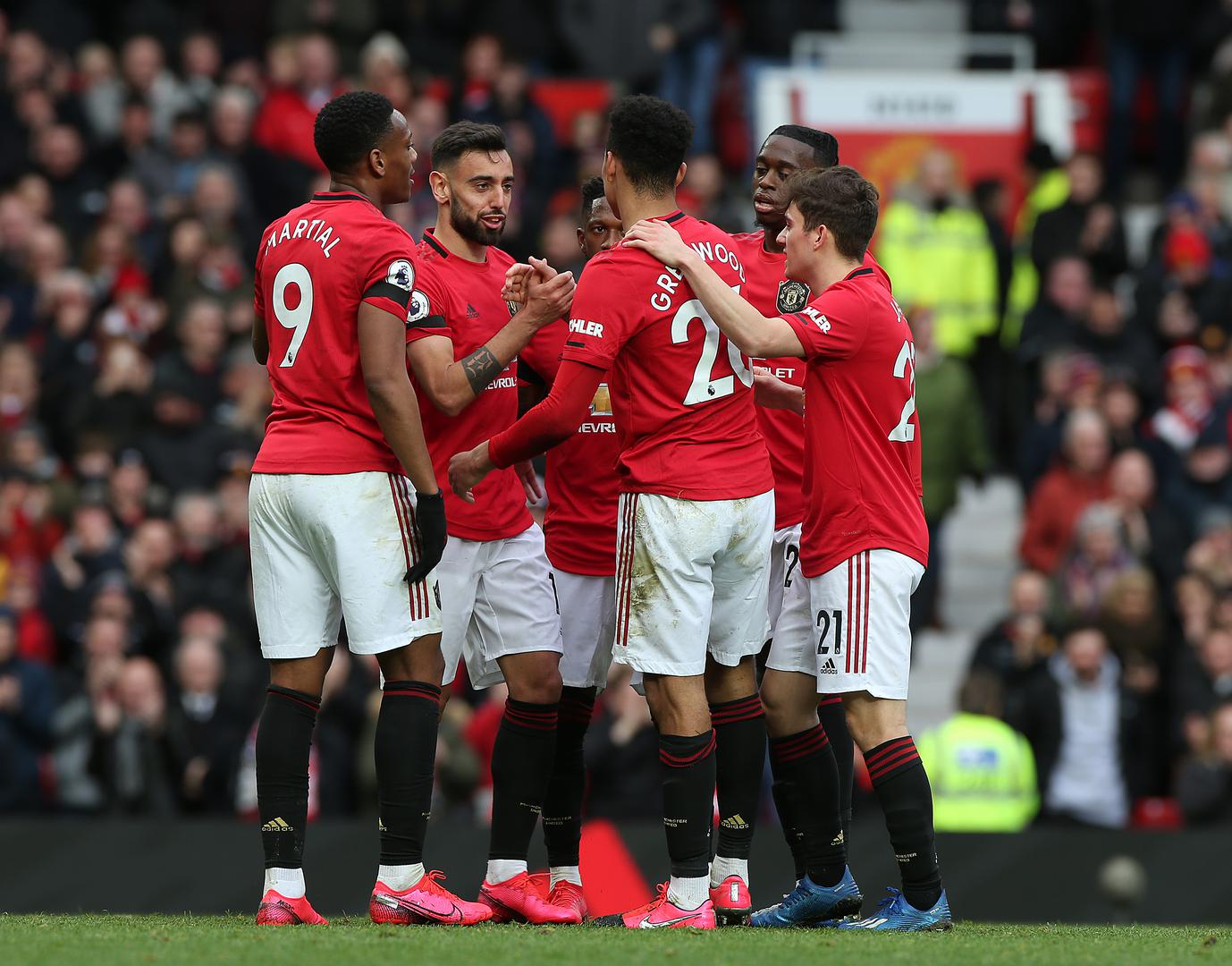 Manchester United Vs Watford English Premier League 23 February 2020 Manchester United Manchester United