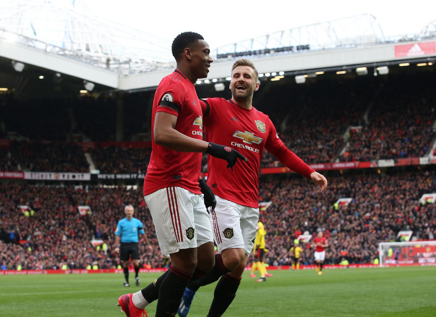 Shaw celebrates Martial's impudent finish