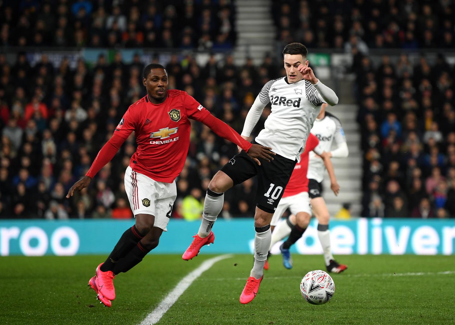 Match Pictures From Derby County V Man United In The Fa Cup Manchester United