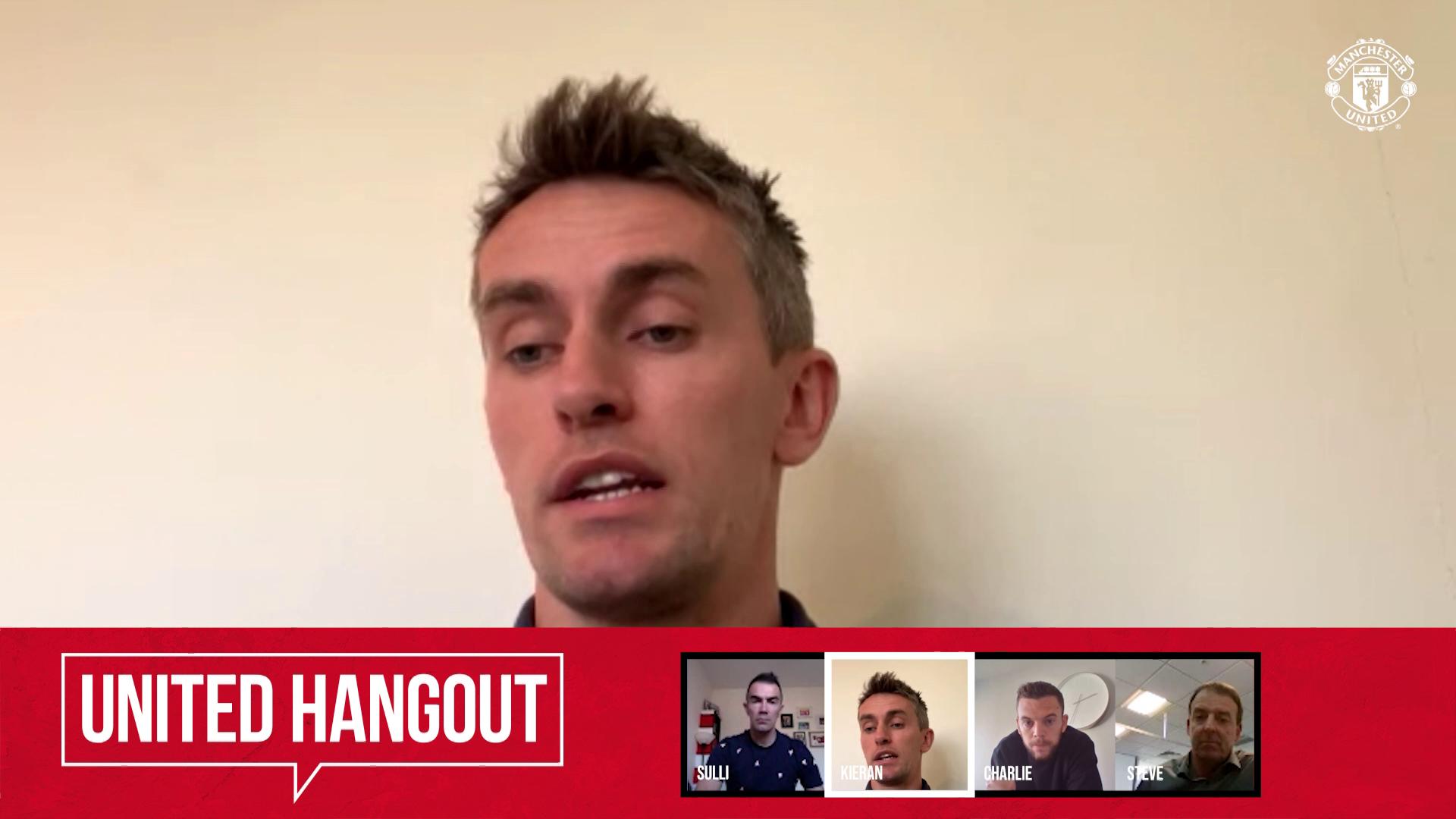 United Hangout medical and coaching staff Manchester United