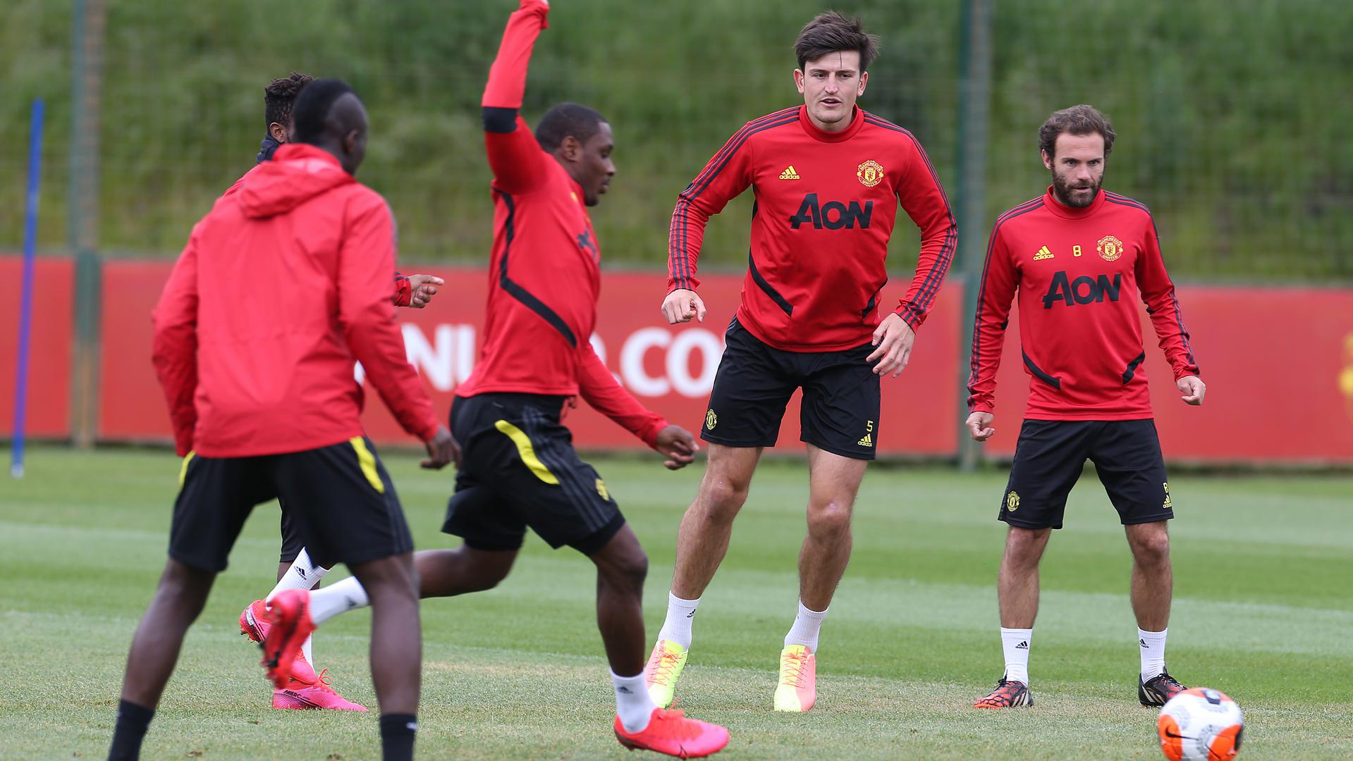 First team photos from Aon Training Complex Monday 8 June 2020