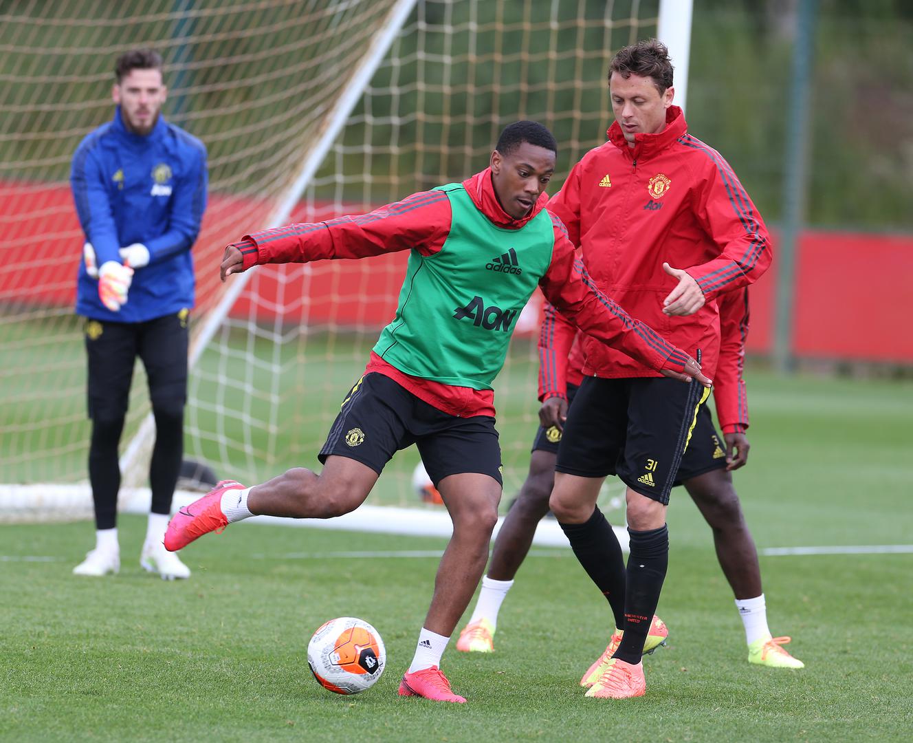 Man Utd Players Work At Aon Training Complex On 11 June 2020 Manchester United