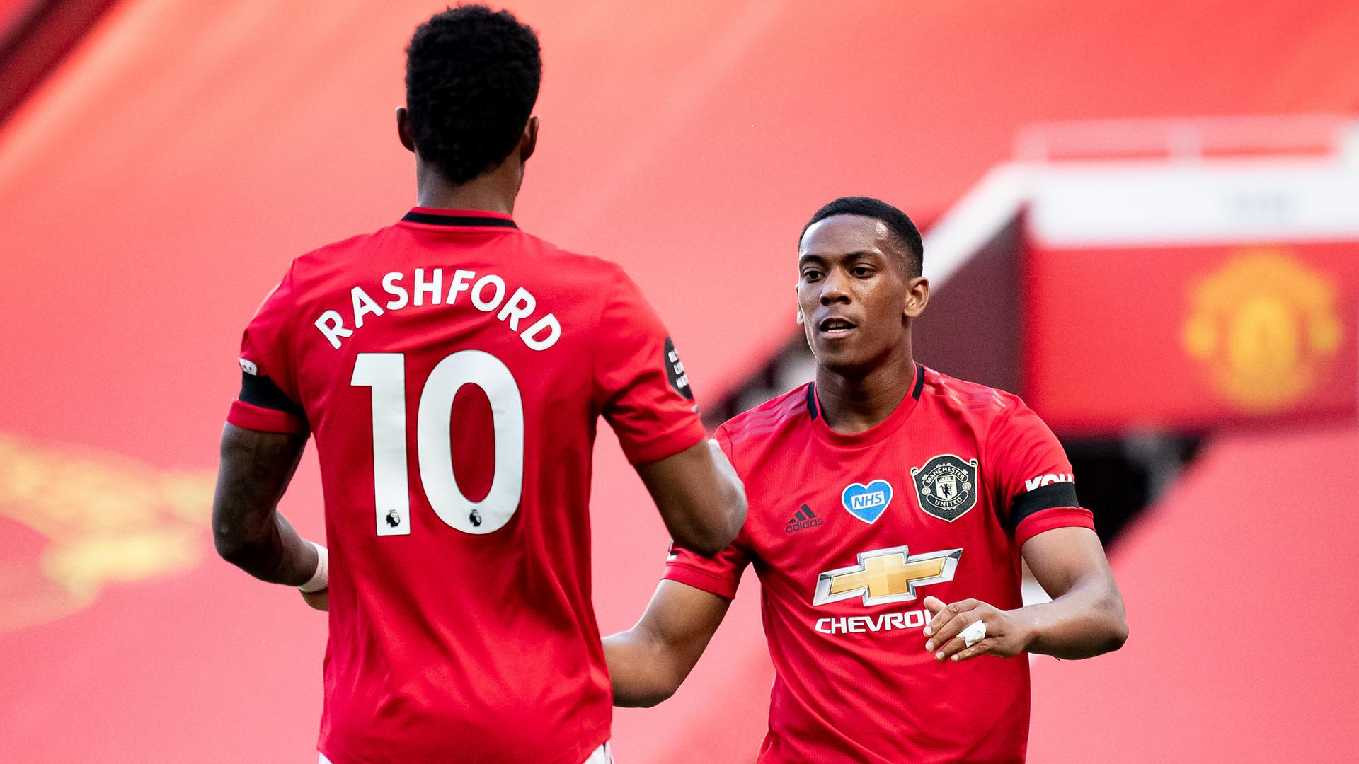 Match pics from Man Utd v Sheff Utd on 24 June 2020  Manchester United