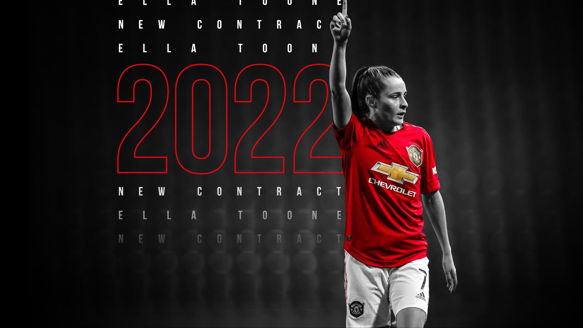 Ella Toone Signs New Contract With Man Utd Women Manchester United