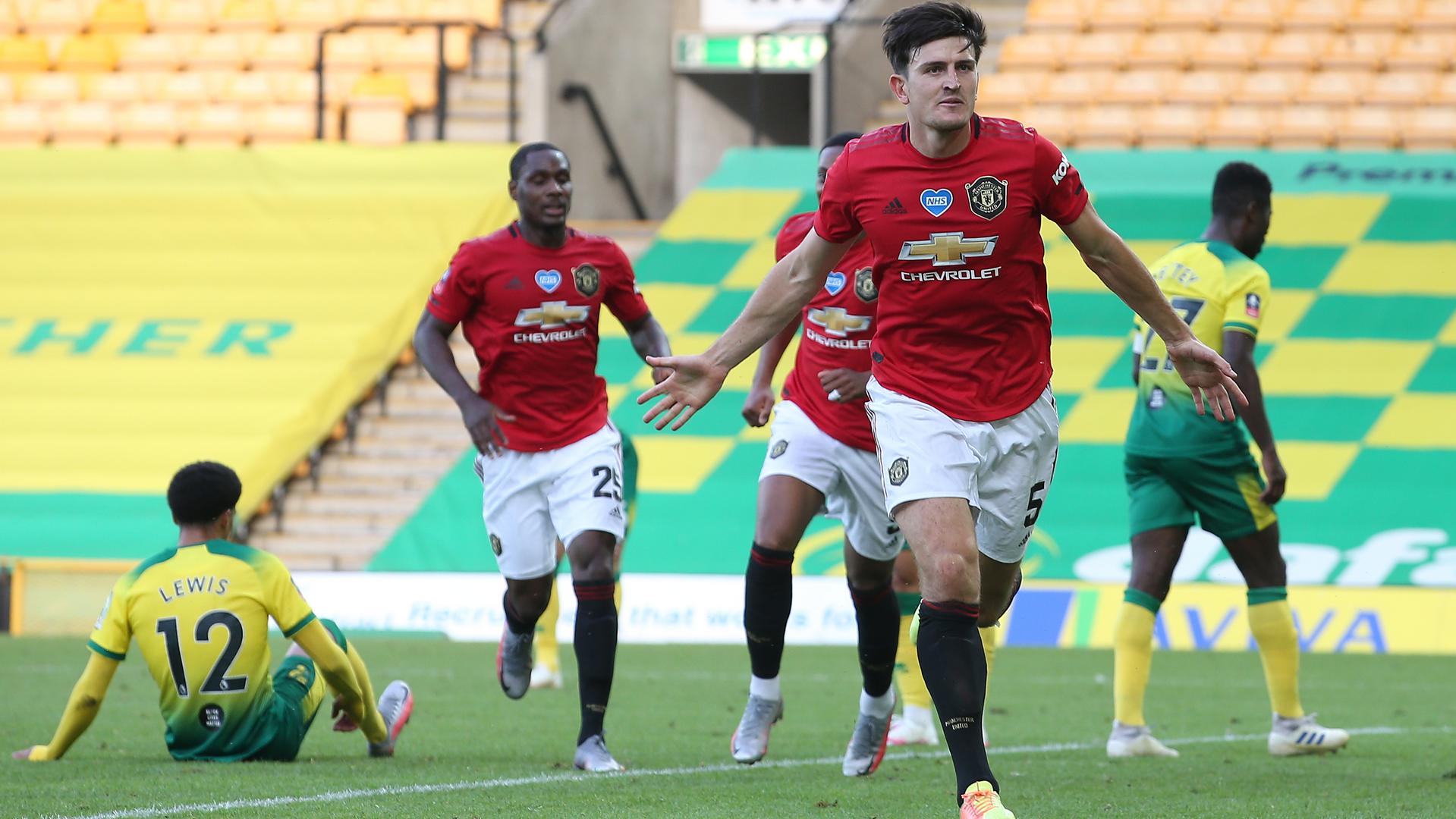 Maguire Delighted To Score Man Utd S Winner Against Norwich Manchester United