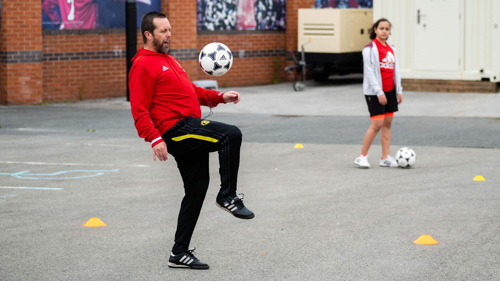 Play football at a safe distance with Man Utd Foundation Play Safe