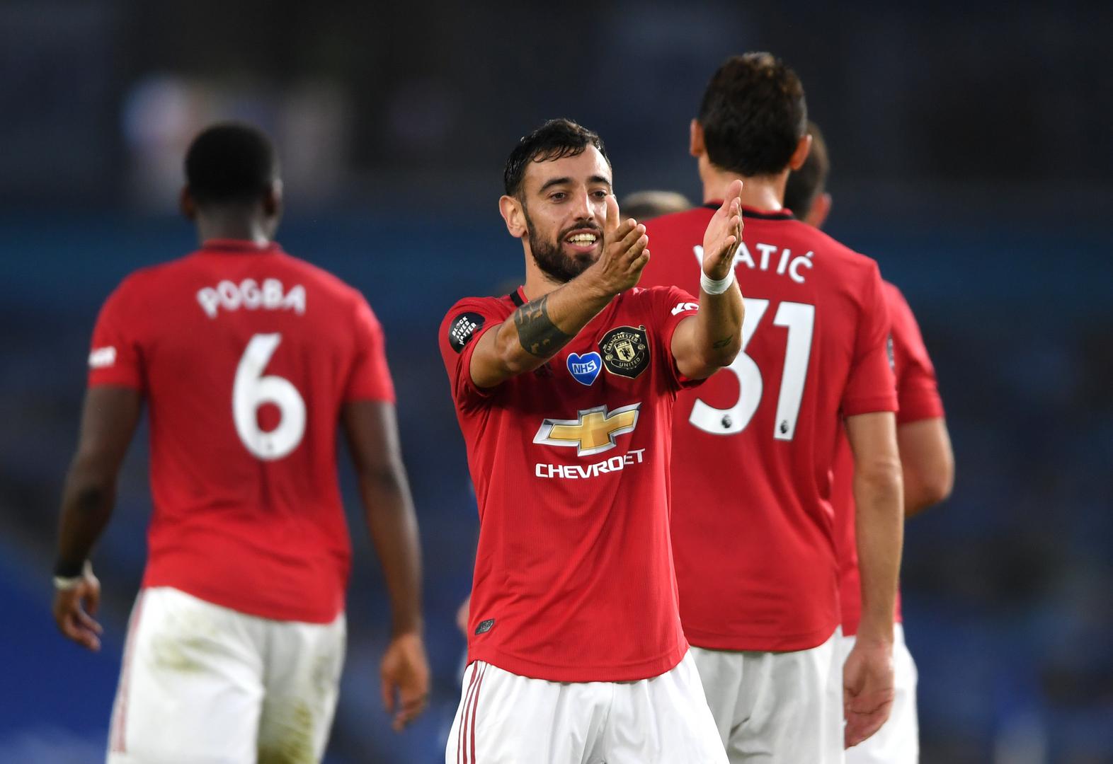 Brighton And Hove Albion Vs Manchester United English Premier League 30 June 2020 Manchester United Manchester United