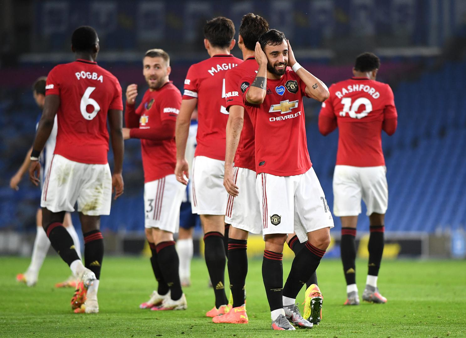 Brighton And Hove Albion Vs Manchester United English Premier League 30 June 2020 Manchester United Manchester United