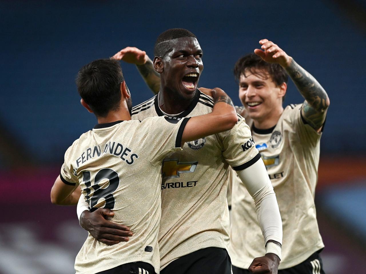 Pogba celebrates