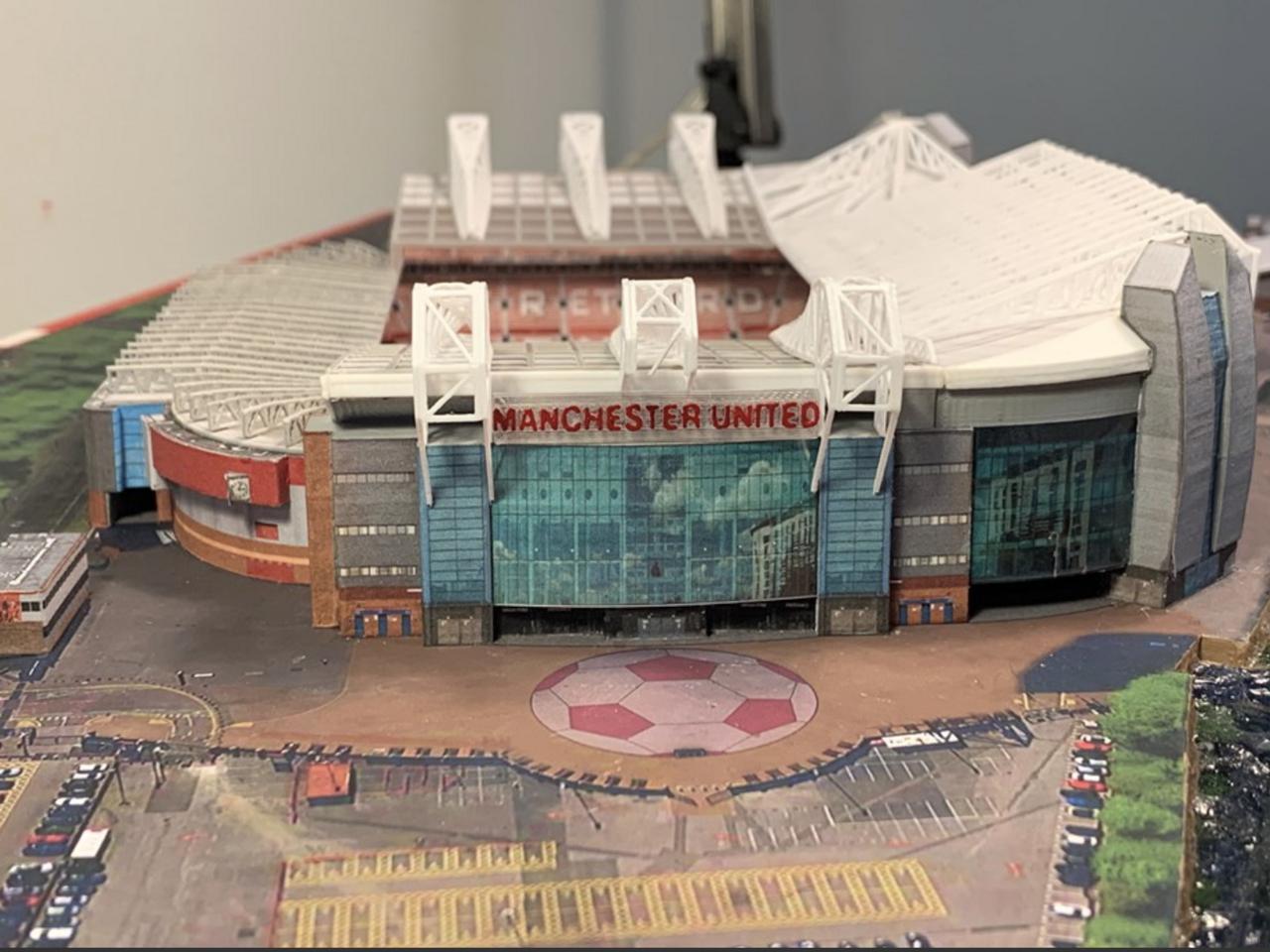 Enter raffle to win miniature replica of Old Trafford Enter raffle to win miniature replica of Old Trafford
